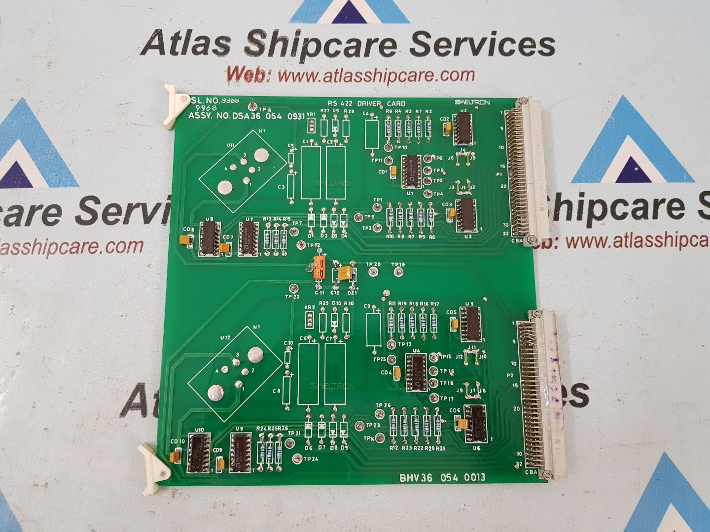 Keltron RS 422 Driver Card Assy.No : DSA 36 0931