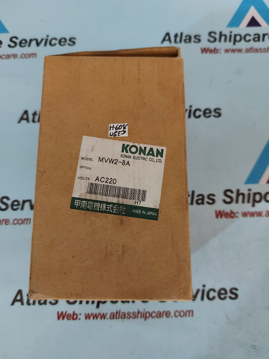 Konan MVW2-8A Pneumatic Solenoid Valve H607