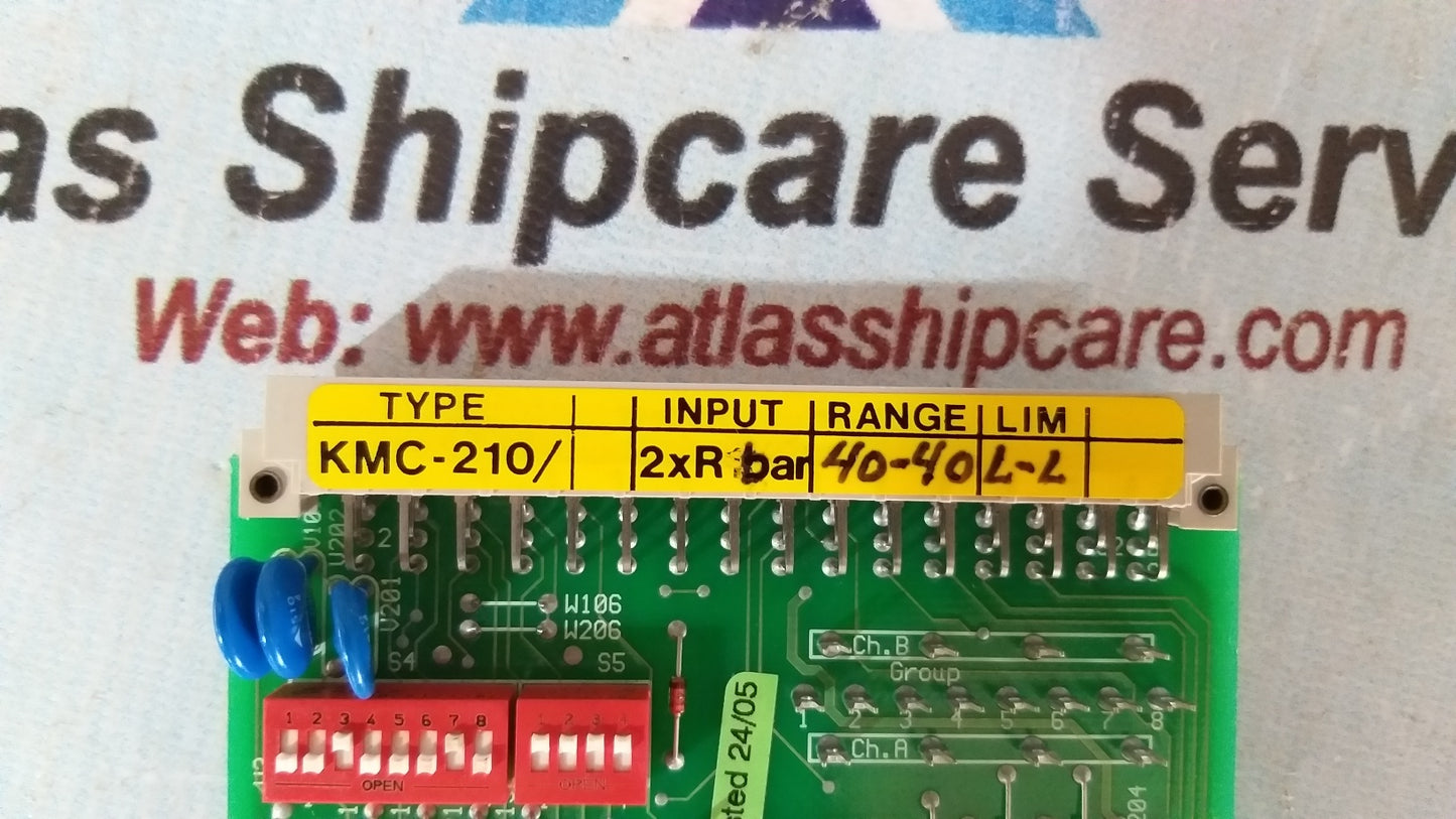 Kongsberg/Autronica KMC-210/2xR bar 40 Pcb Card