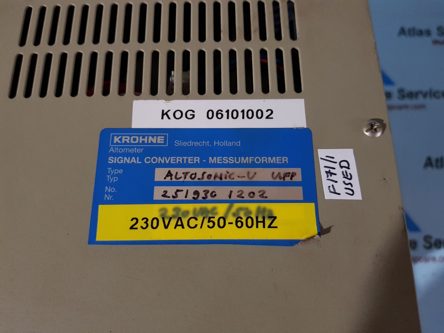 Krohne ALTOSONIC-V Signal Converter