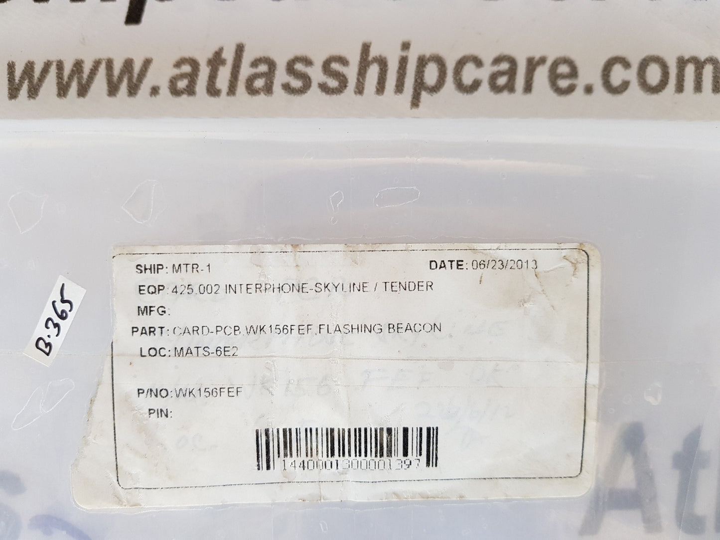 LE LAS WK156FEF, ED:A XD156FEF FB PCB CARD