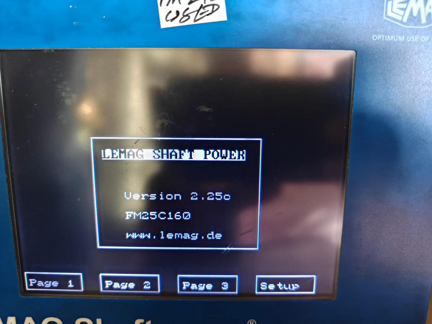 LEMAG SHAFTPOWER FM25C160 OPERATOR PANEL VERSION 2.25c