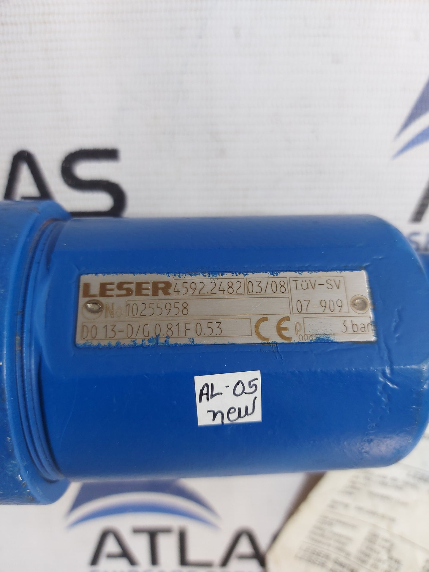 LESER 4592.2482 THREADED RELIEF SAFETY VALVE