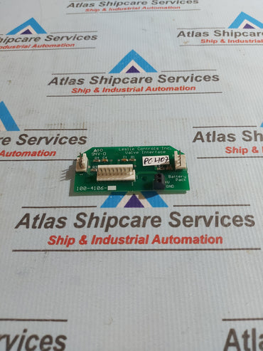LESLIE CONTROLS 100-4106 VALVE INTERFACE PCB CARD