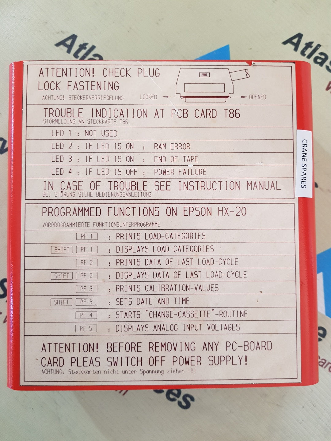 LIEBHERR-WERK ADDA-M INTERFACE