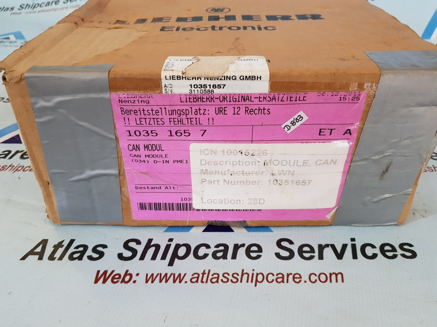 LIEBHERR 10351657 CAN MODULE DE