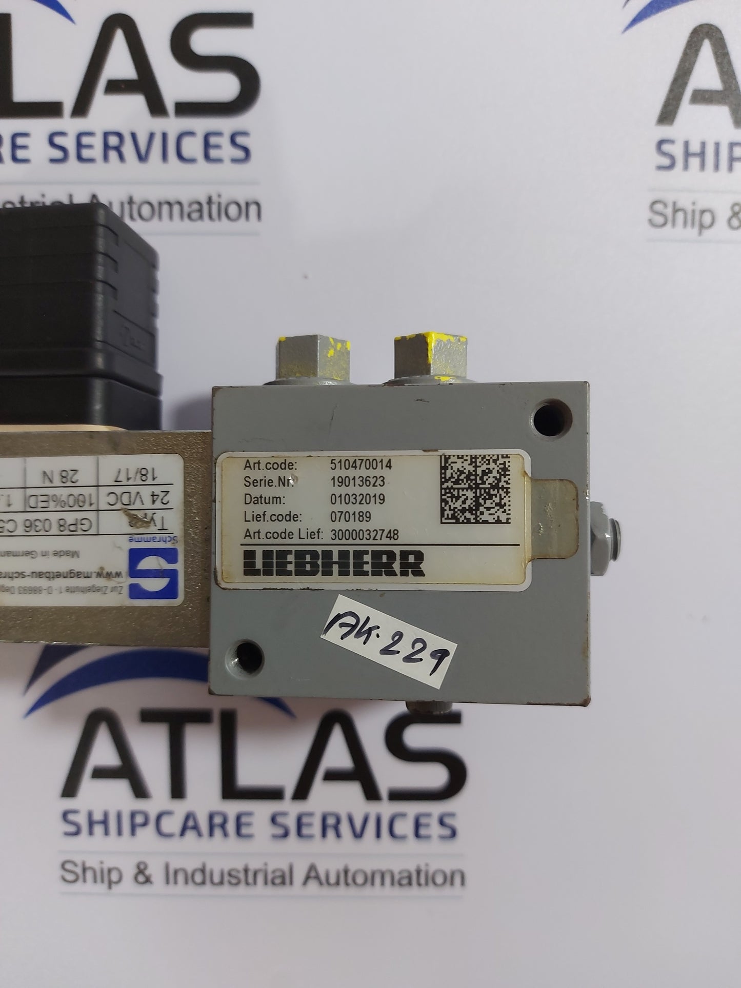 LIEBHERR 510470014 SOLENOID VALVE