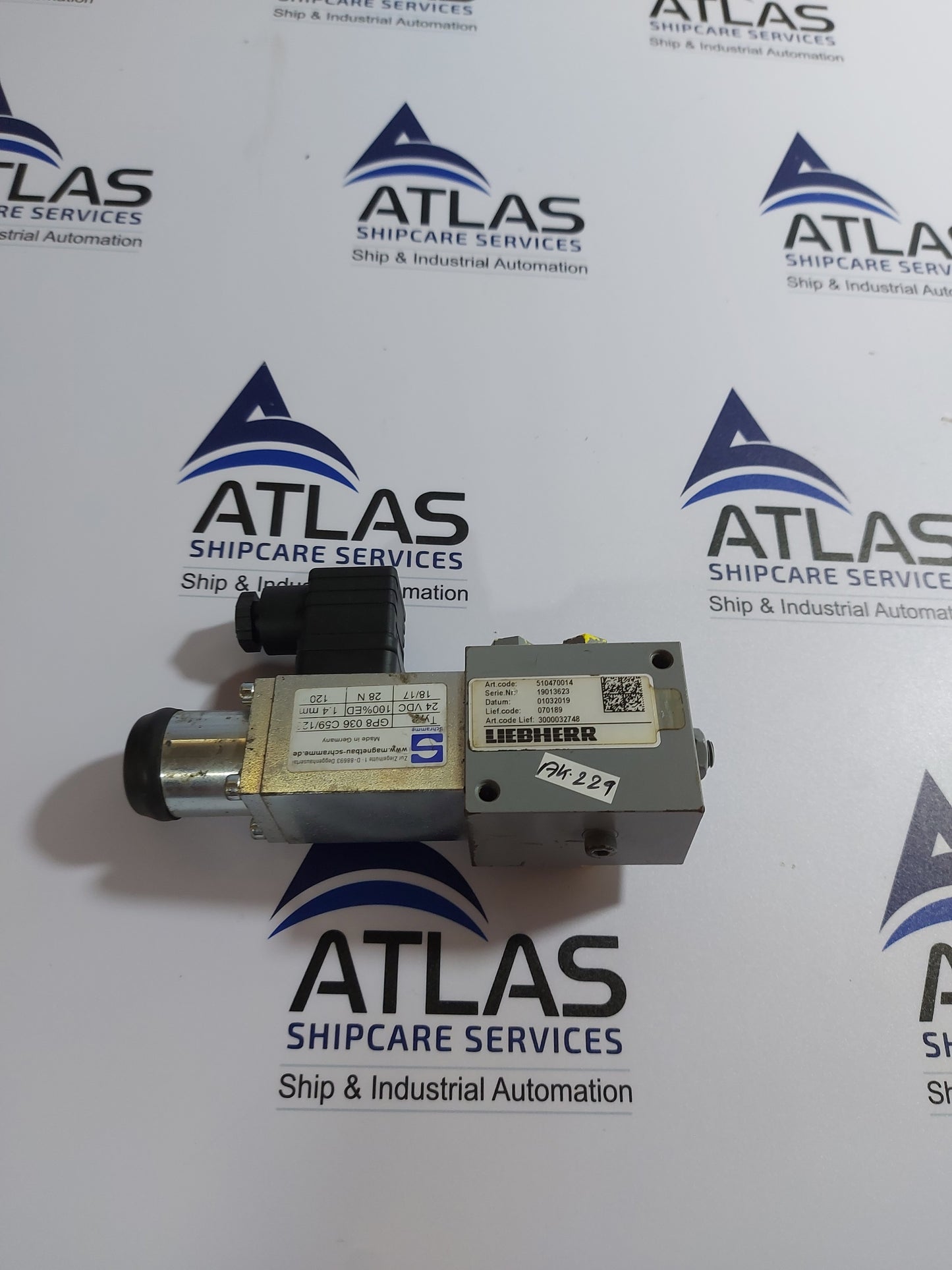 LIEBHERR 510470014 SOLENOID VALVE