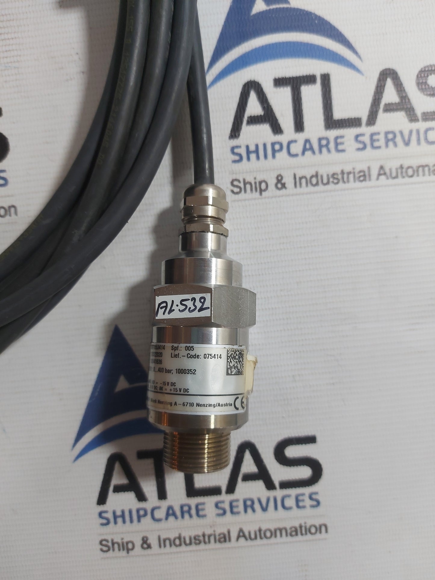 LIEBHERR 691853414 PRESSURE TRANSMITTER 0301 0-400 Bar