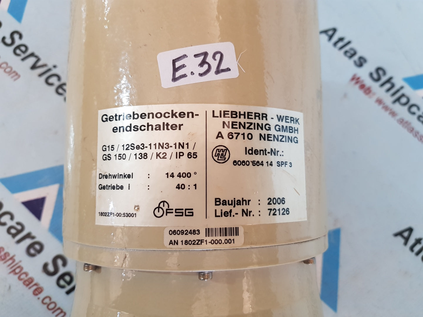 LIEBHERR G15/12SE3-11N3-1N1/GS 150/138/K2/IP 65