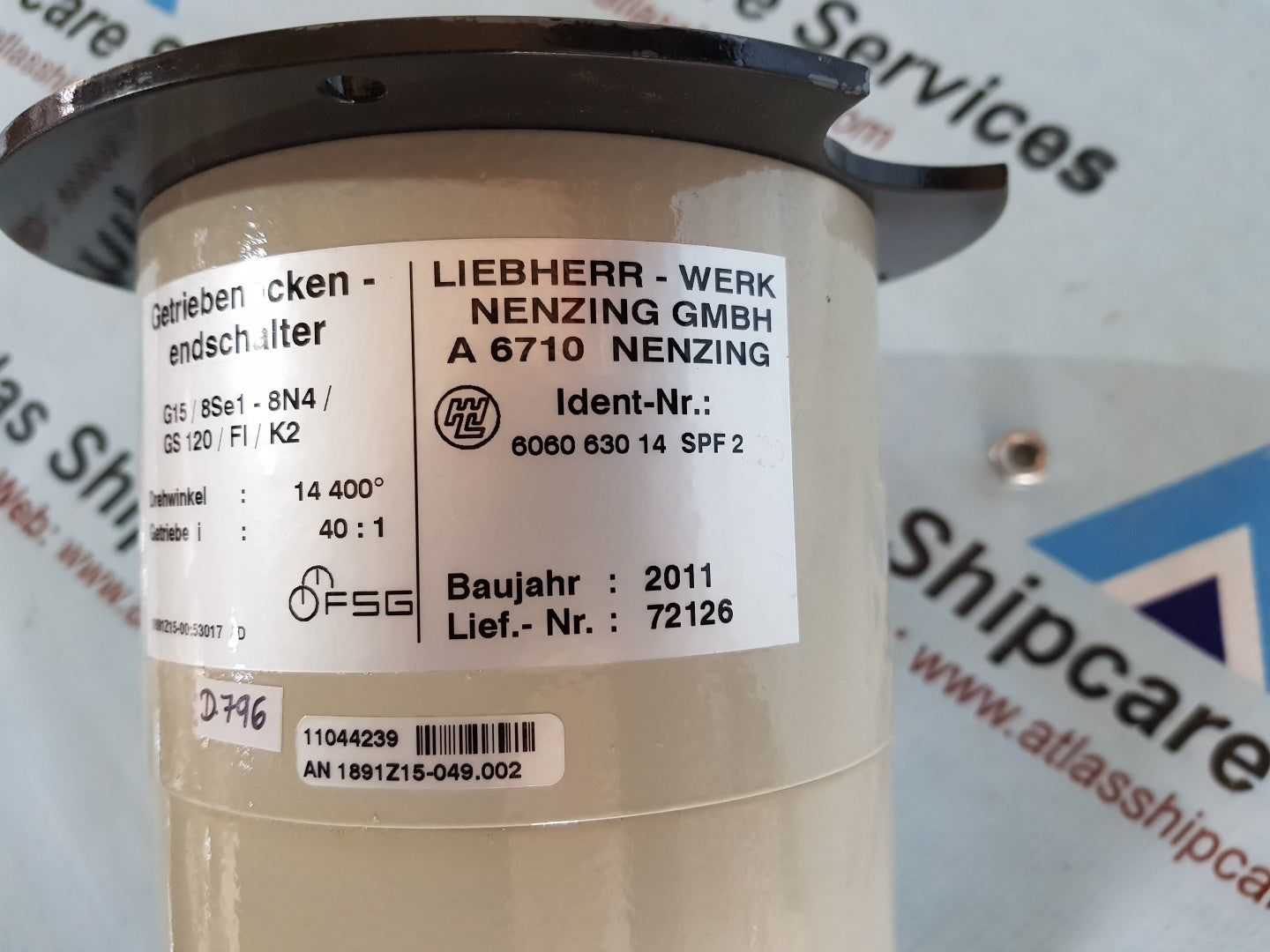 LIEBHERR G15/8SE1-8N4/GS 120/FI/K2 GEAR CAM LIMIT SWITCH