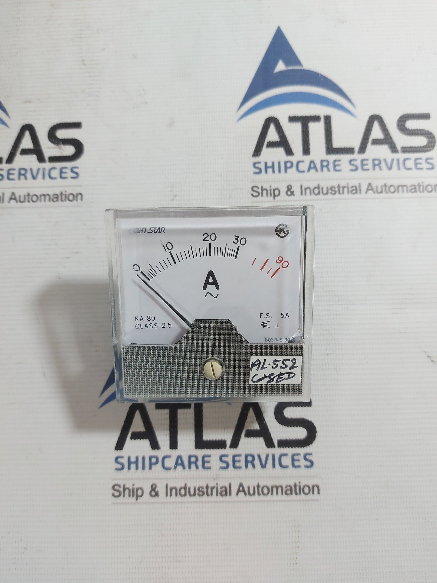 LIGHT STAR KA-80 ANALOG PANEL AMMETER 0-90A~