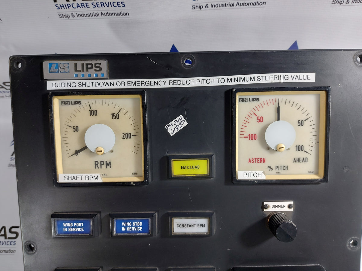 LIPS MARINE PROPULSION CONTROL PANEL