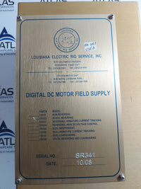 LOUSIANA ELECTRIC RIG 170152 STATIC REVERSING