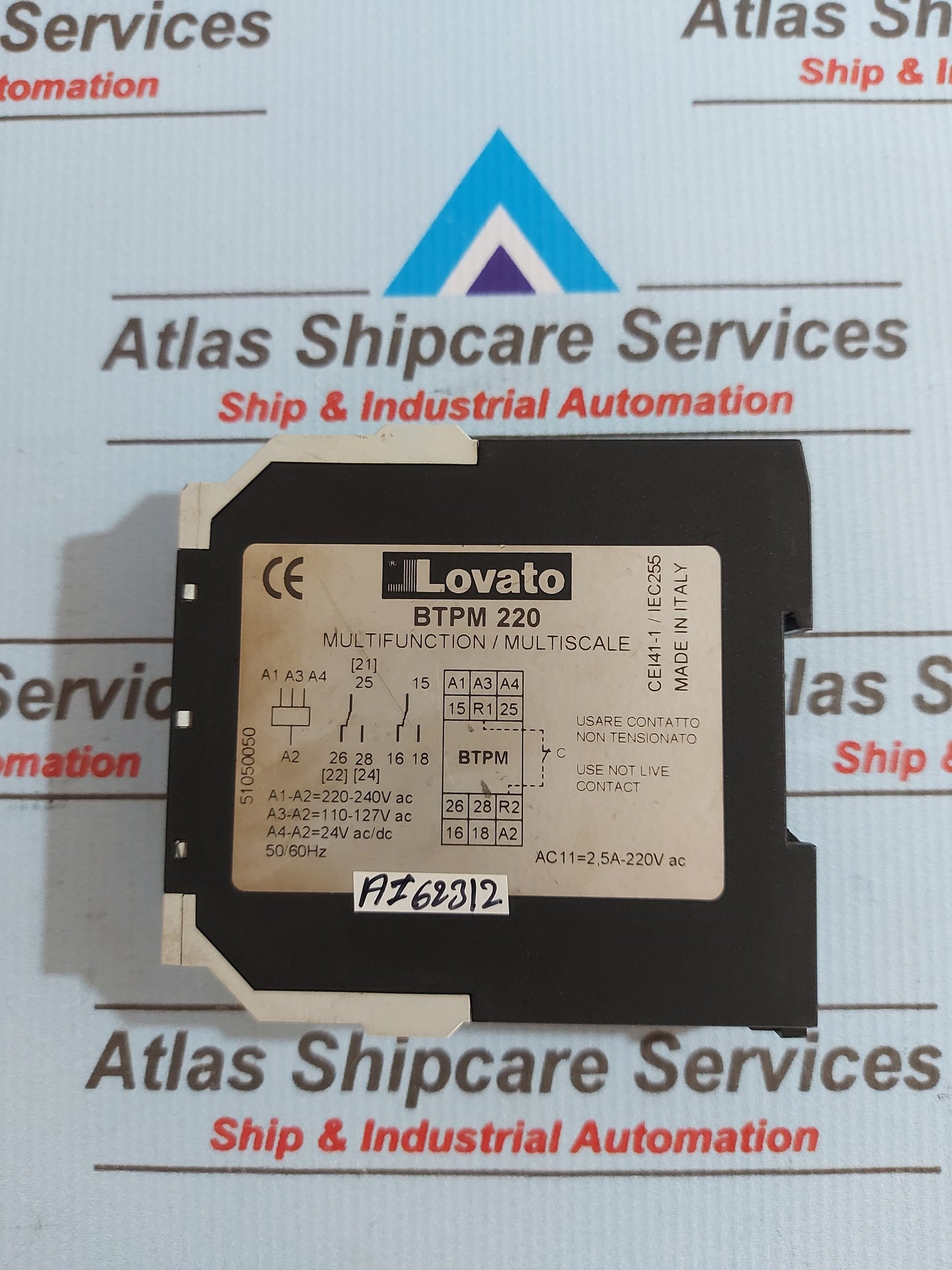 LOVATO BTPM 220 MULTIFUNCTION TIME RELAY