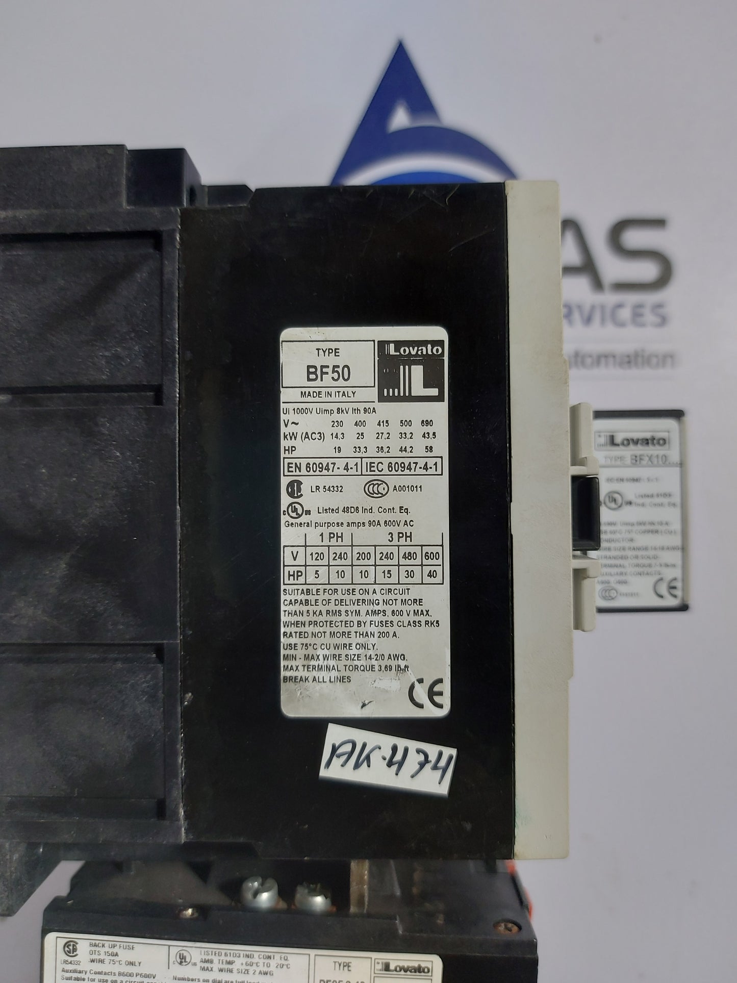 LOVATO RF95/3 42 OVERLOAD RELAY 28-42A