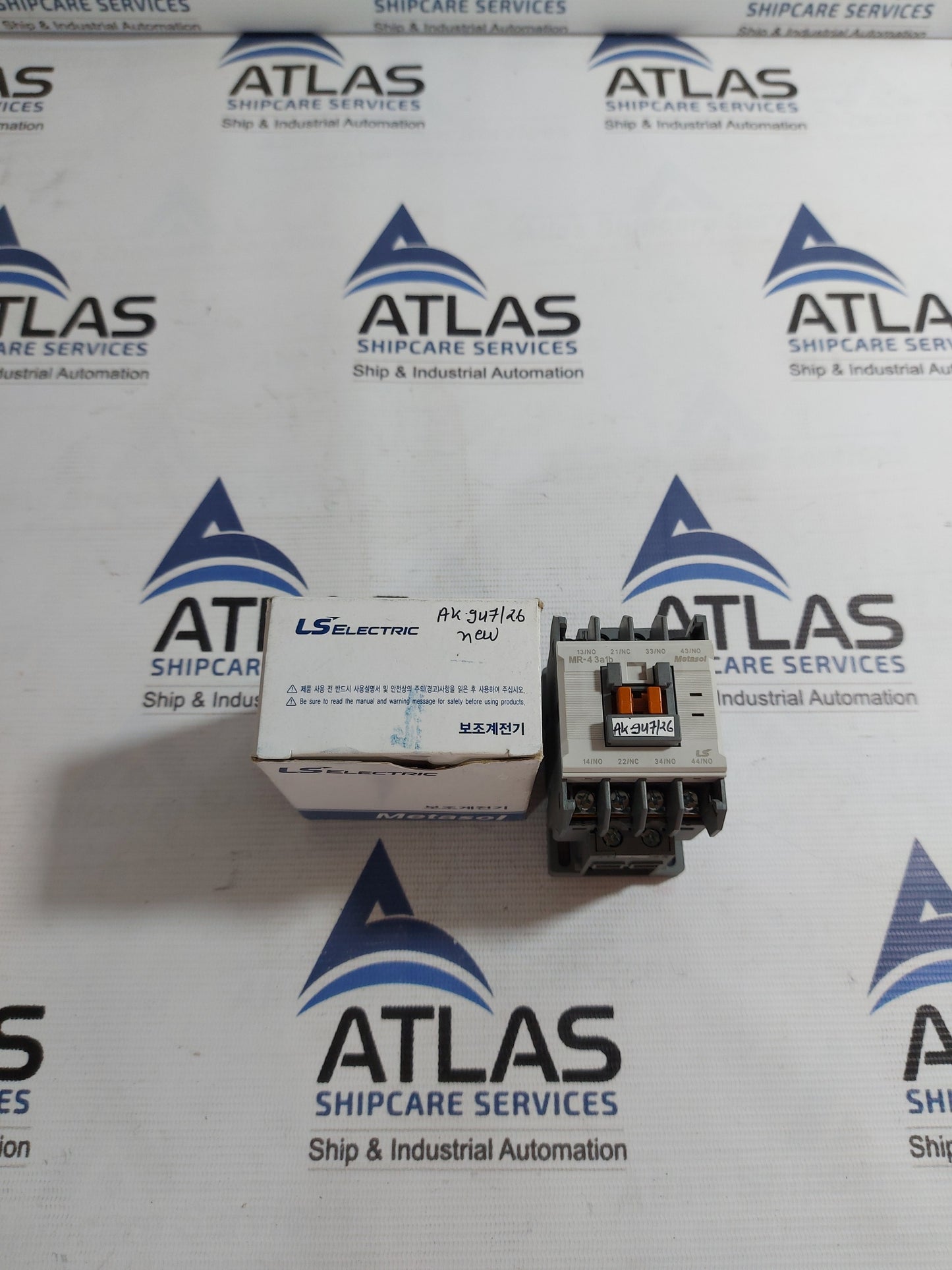 LS ELECTRIC MR-4 3a1b AUXILIARY CONTROL RELAY 4 POLE 200-220V