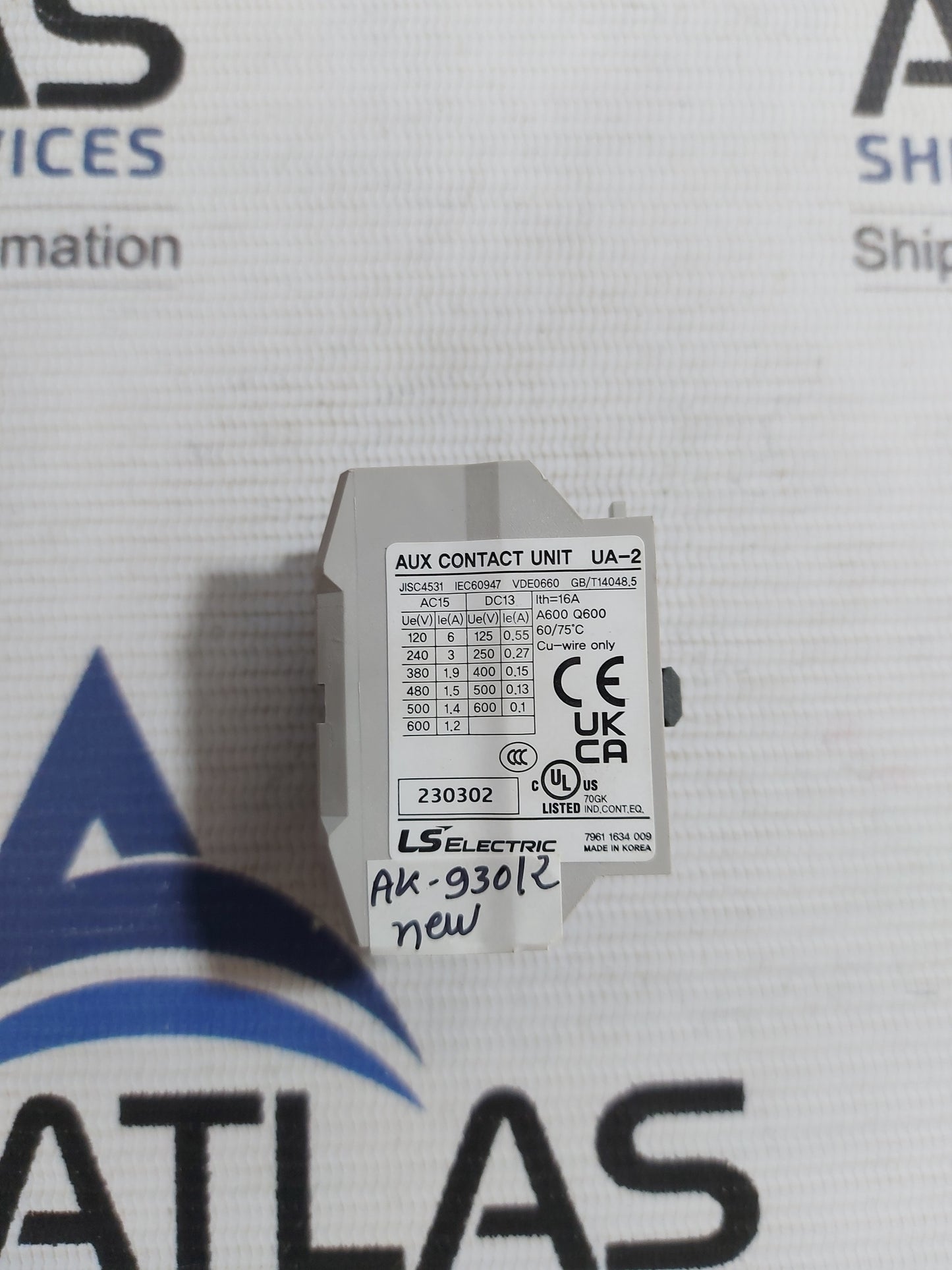 LS ELECTRIC UA-2 AUXILIARY CONTACT UNIT