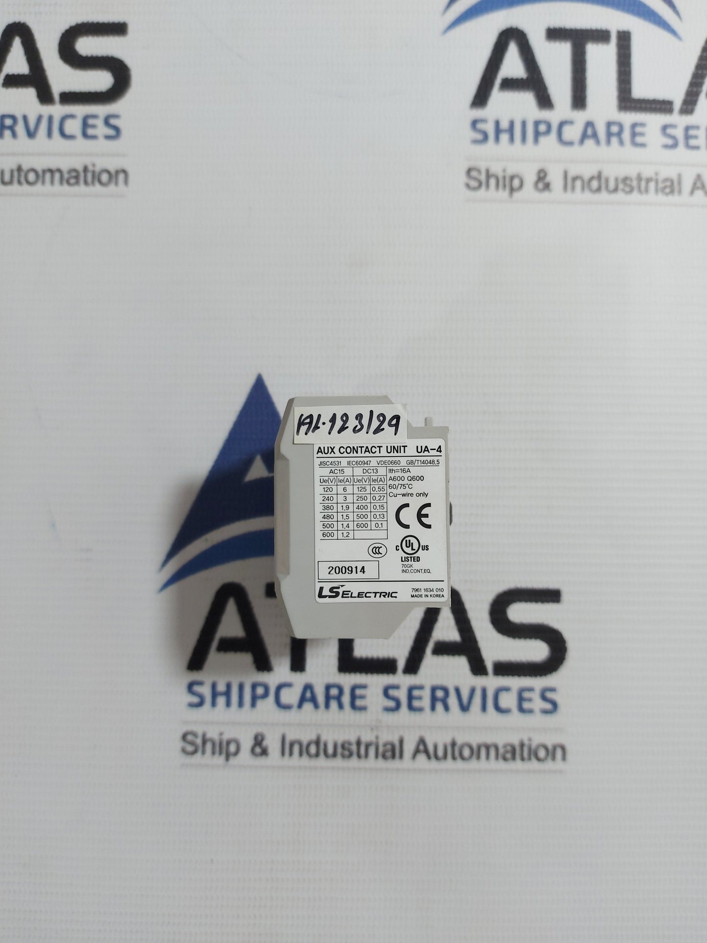 LS ELECTRIC UA-4 1a3b AUX CONTACT UNIT