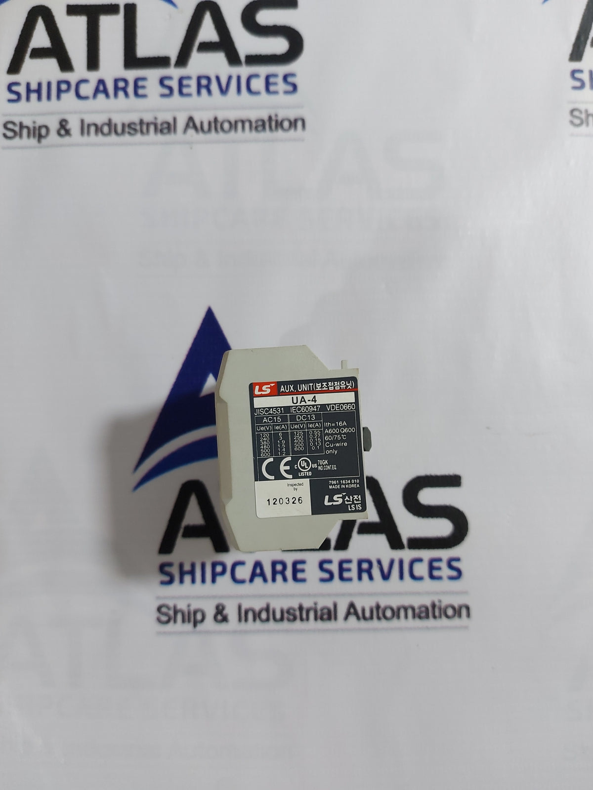 LS ELECTRIC UA-4 AUXILIARY CONTACT UNIT