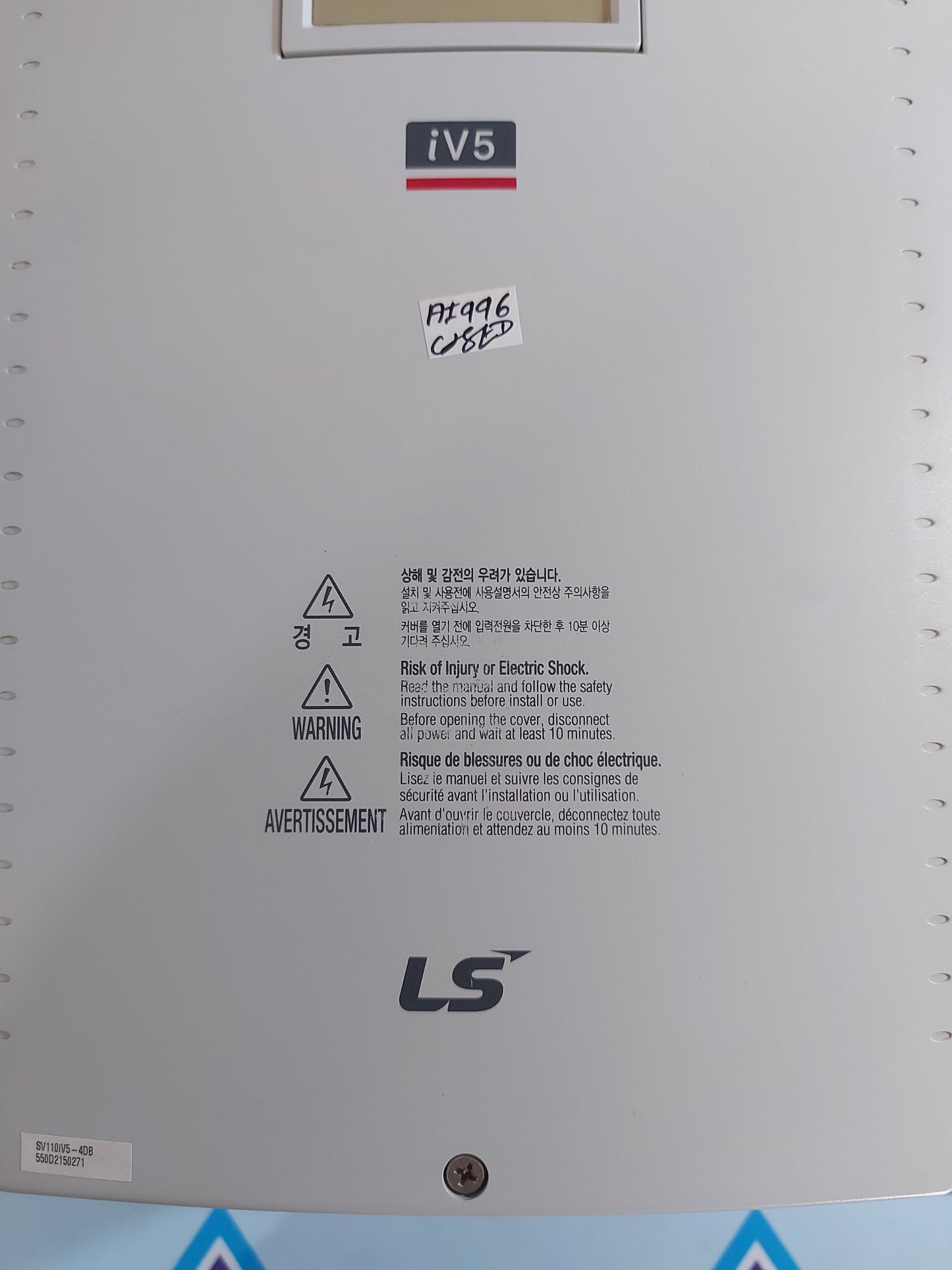 LS ELECTRIC iV5 SV110iV5-4DB(MD) INVERTER DRIVE