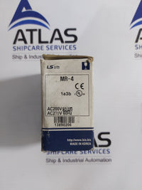 LS INDUSTRIAL MR-4 1a3b AUXILIARY CONTROL RELAY 4 POLE 16A