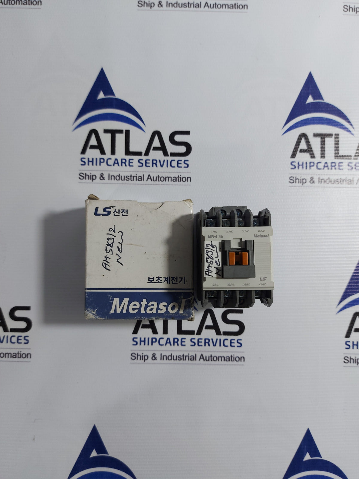 LS INDUSTRIAL MR-4 4b AUXILIARY CONTROL RELAY 4 POLE 16A