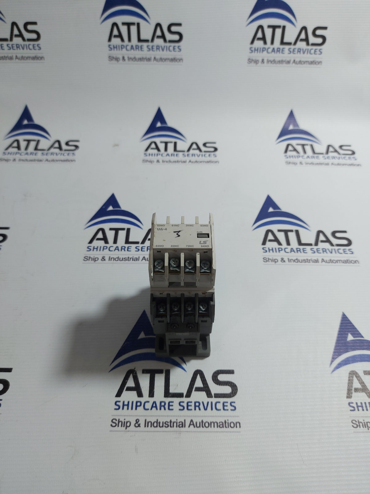 LS METASOL MR-4 2a2b CONTROL RELAY UA-4 AUX CONTACT UNIT 4 POLE