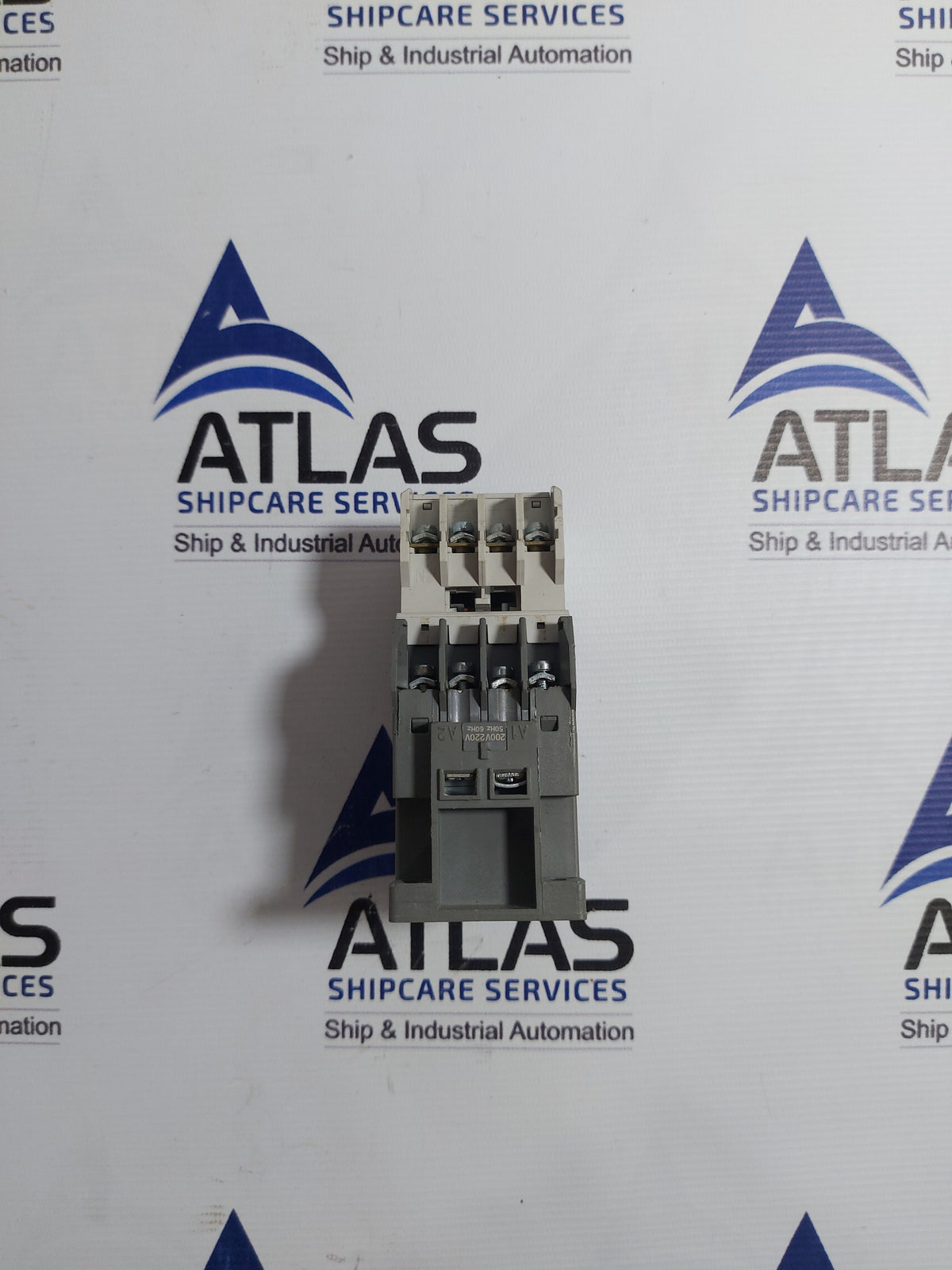 LS METASOL MR-4 3a1b CONTROL RELAY UA-4 AUX CONTACT UNIT 4 POLE