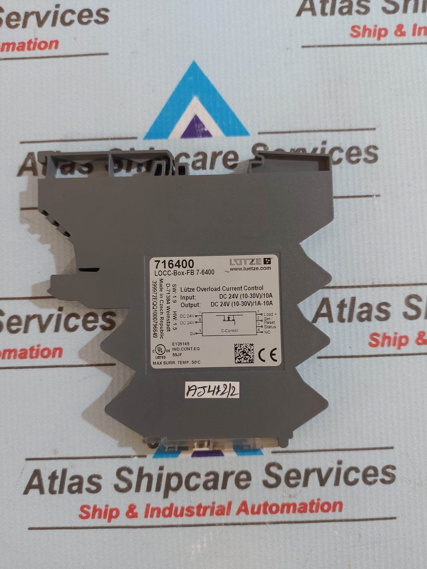 LUETZE 716400 OVERLOAD CURRENT CONTROL SYSTEM
