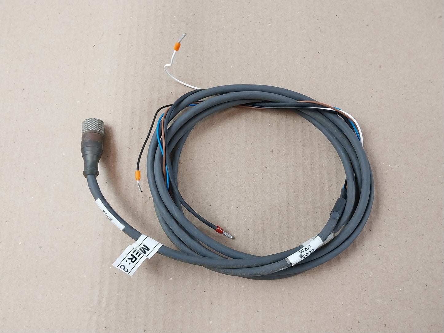 LUMBERG AUTOMATION STRAIGHT MALE 4 WAY 2m SENSOR ACTUATOR CABLE