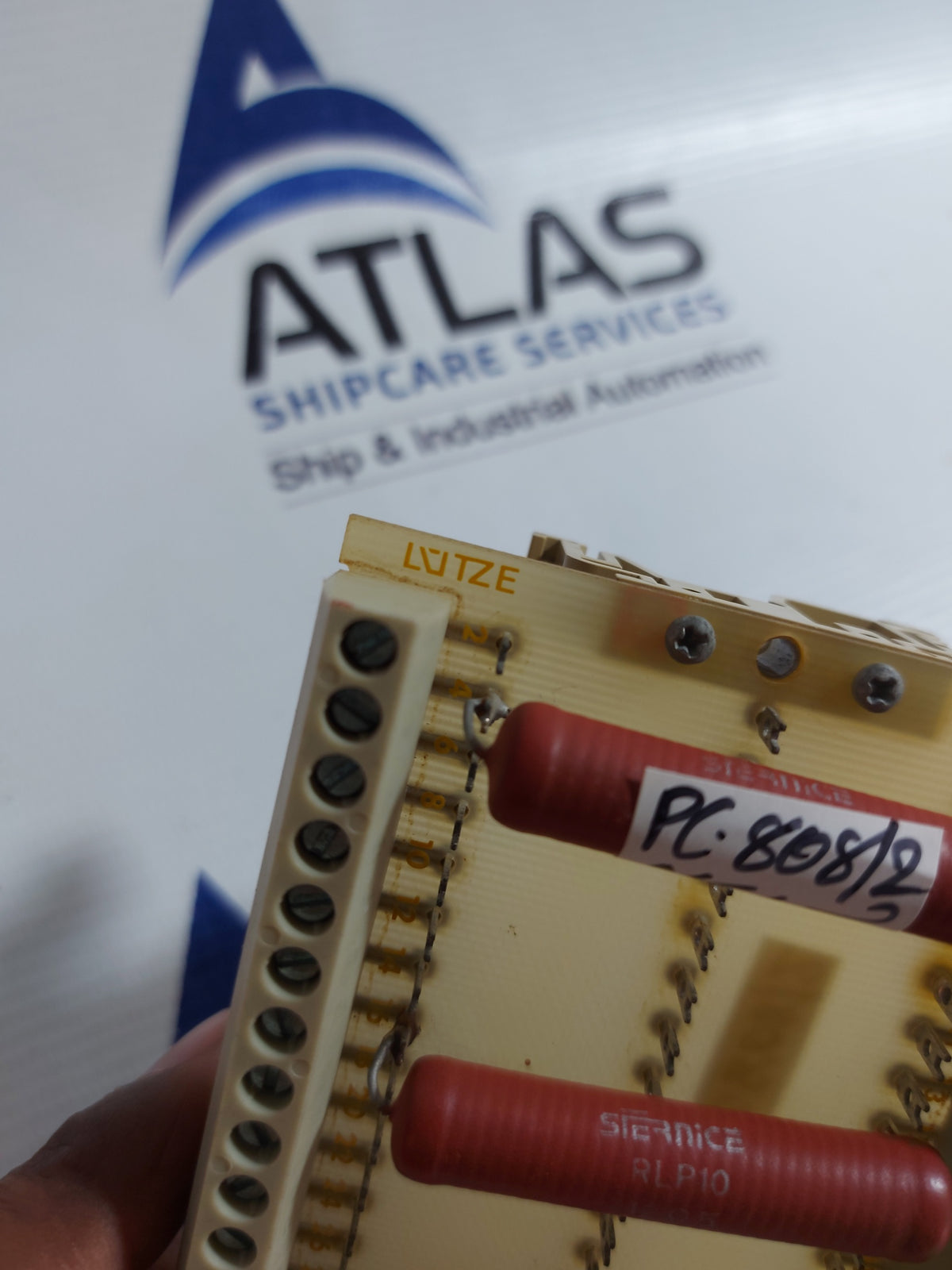 LUTZE MPS-16H/a RESISTOR 32 PIN PCB BOARD 12Ω5
