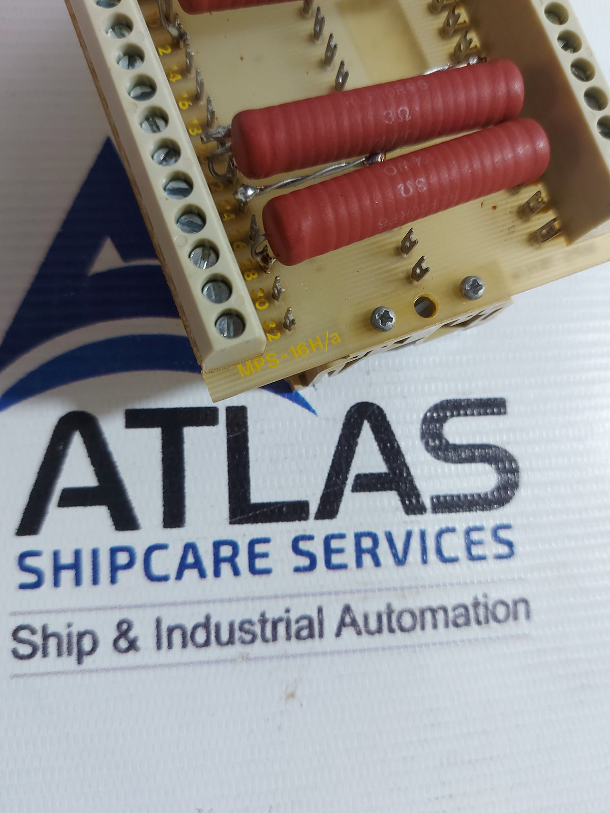 LUTZE MPS-16H/a RESISTOR 32 PIN PCB BOARD 3Ω