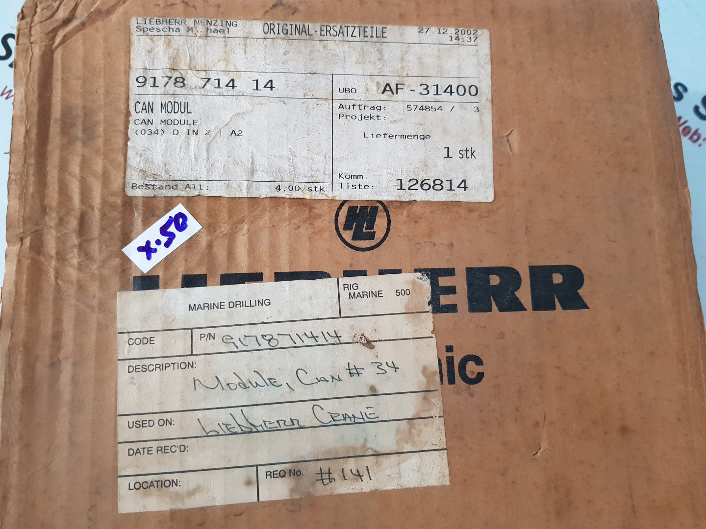 Liebherr 917871414 Can Module