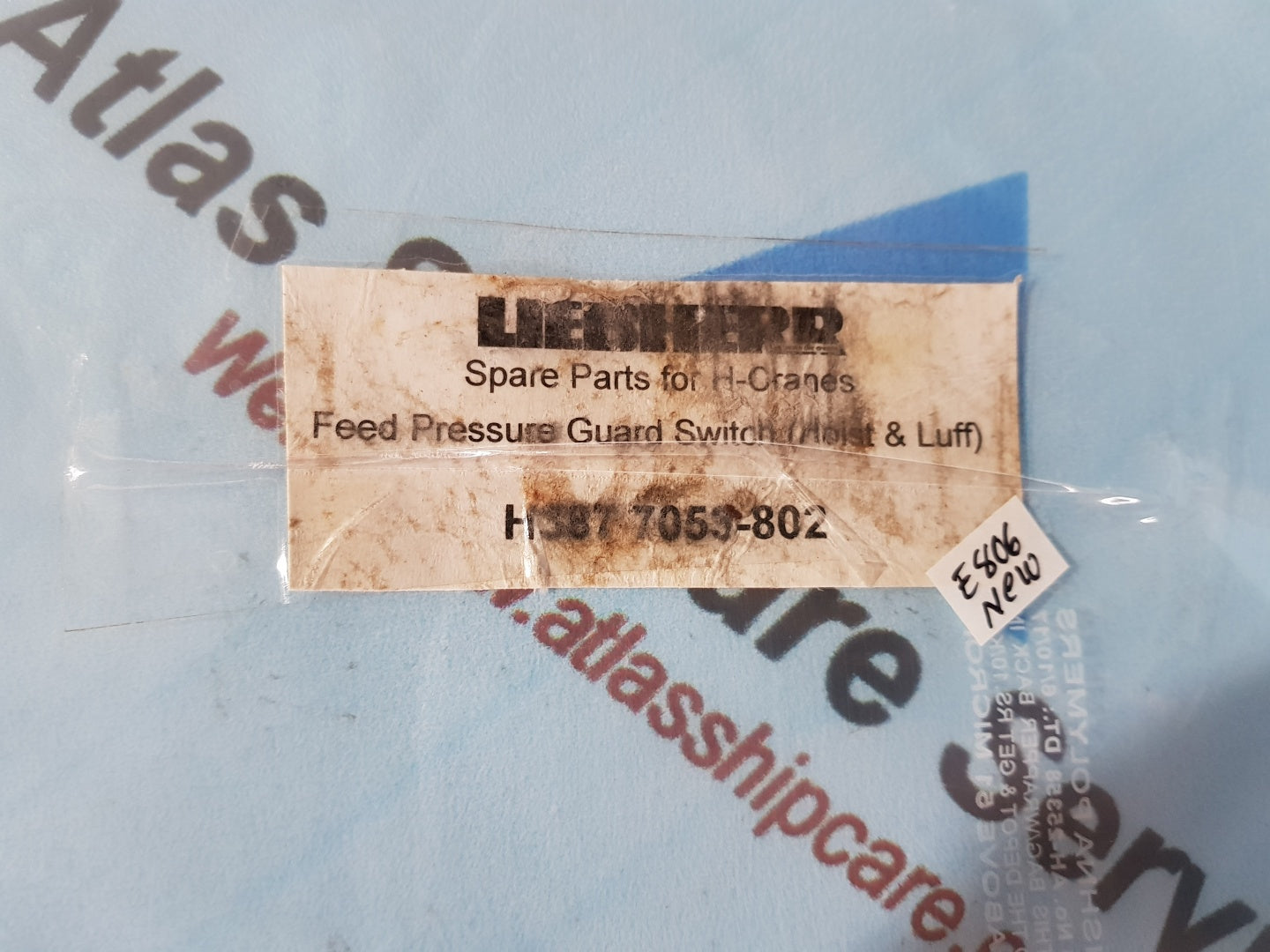 Liebherr H387-7053-802 Feed Pressure Gaurd Switch