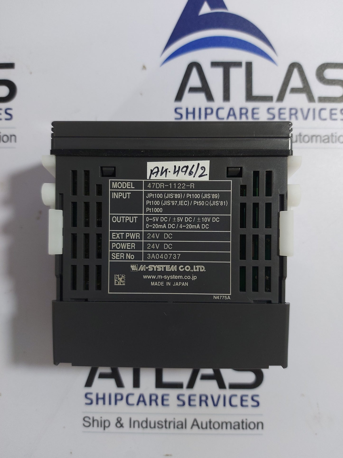 M-SYSTEM 47DR-1122-R DIGITAL PANEL METER