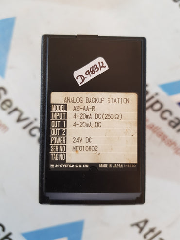 M-SYSTEM AB-AA-R ANALOG BACKUP STATION