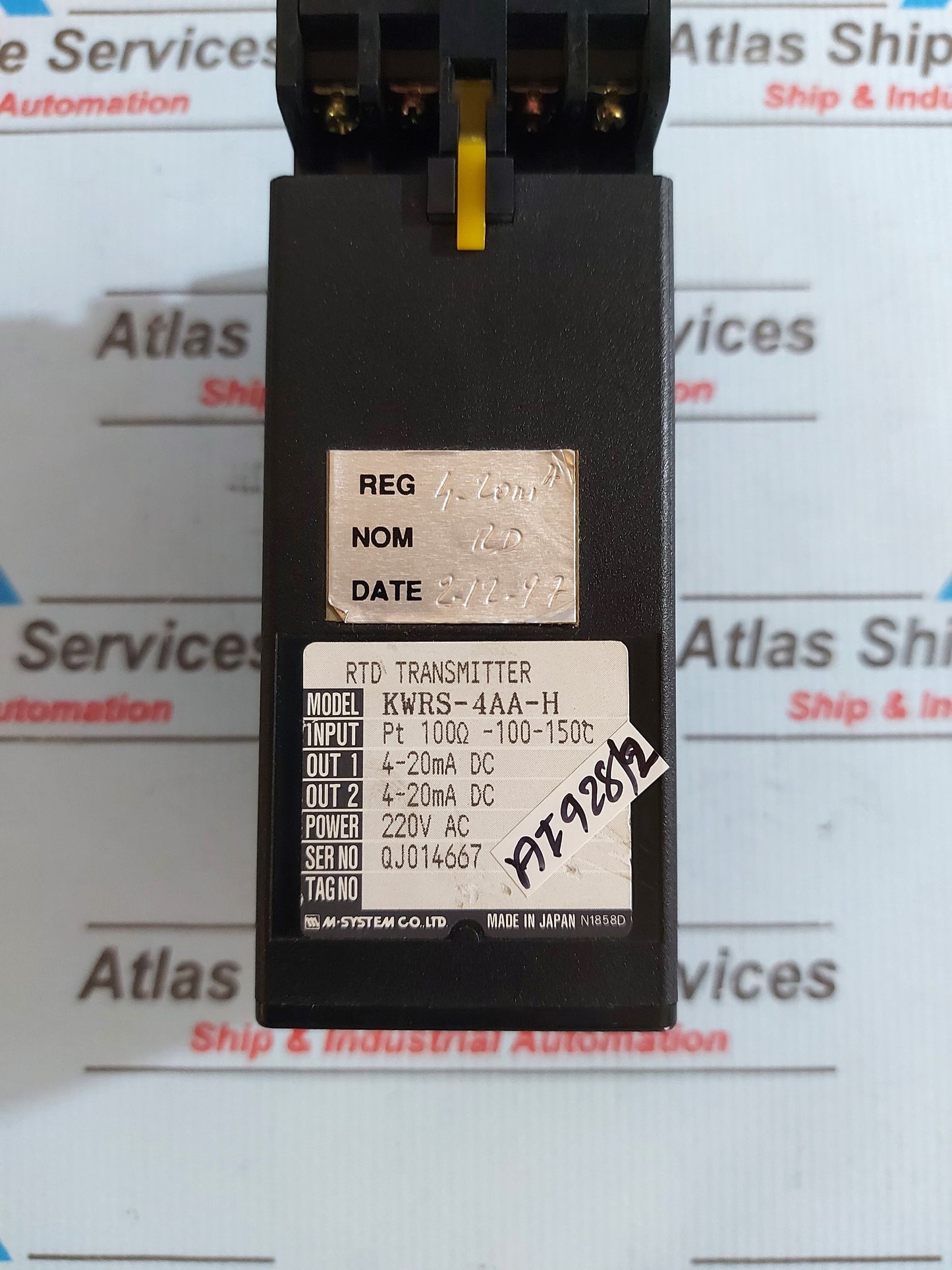 M-SYSTEM K-UNIT KWRS-4AA-H SIGNAL CONDITIONER