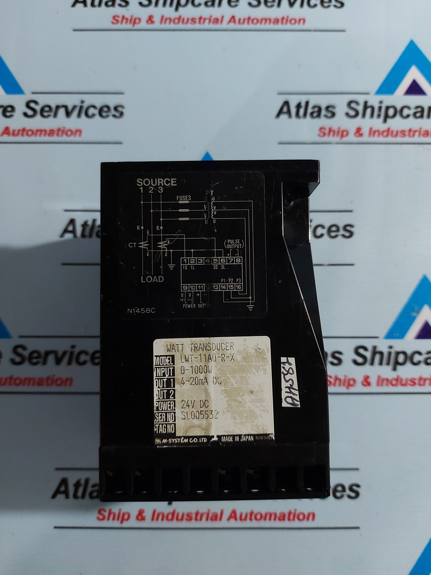 M-SYSTEM L-UNIT WATT TRANSDUCER LWT-11A0-R-X