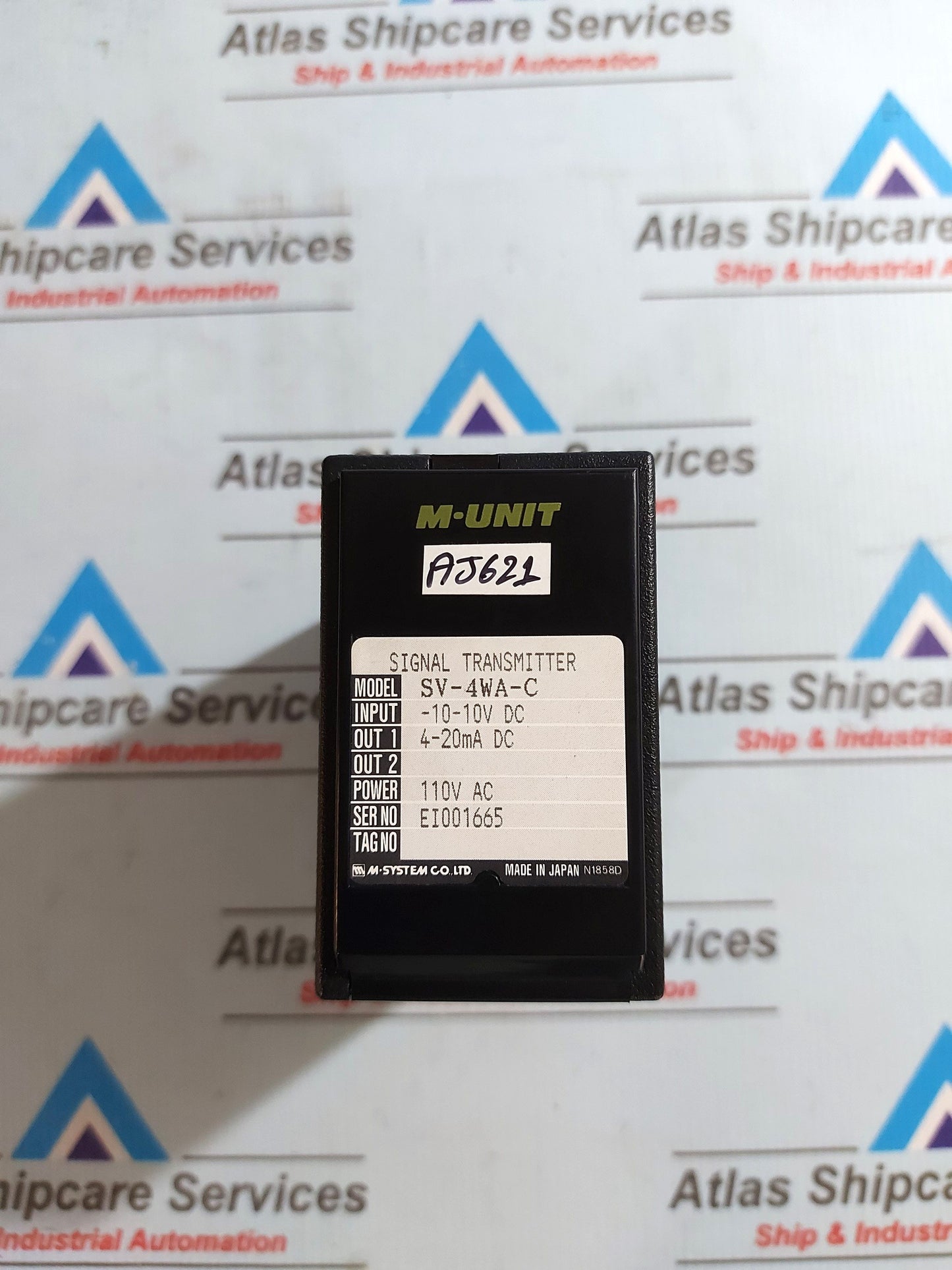 M-SYSTEM SV-4WA-C SIGNAL TRANSMITTER -10-10V DC