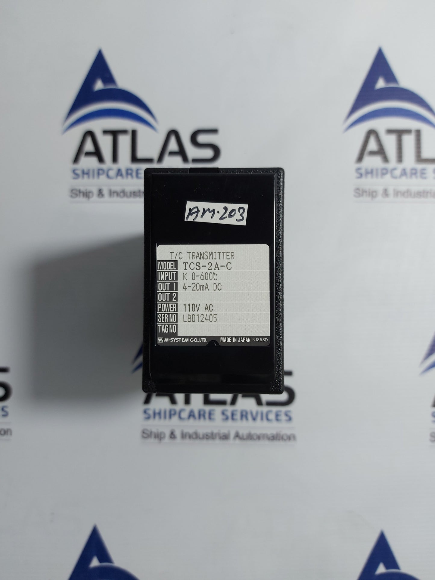 M-SYSTEM TCS-2A-C T/C TRANSMITTER 110V AC
