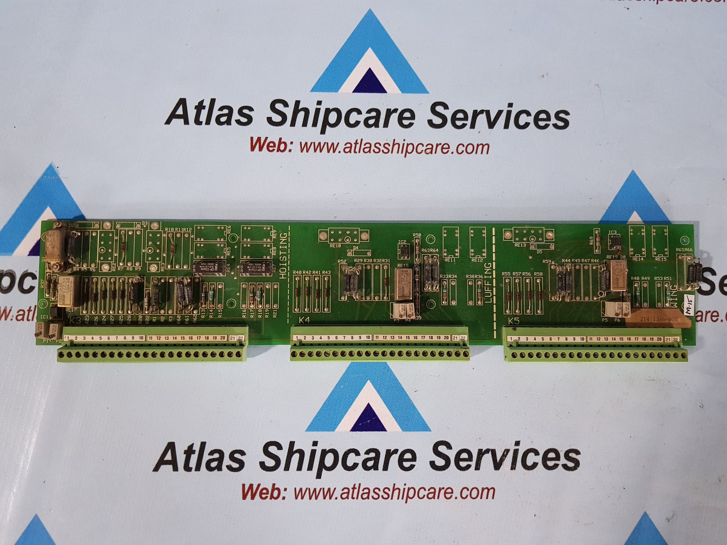 MACGREGOR-HAGGLUNDS 214 1356-805 PCB CARD