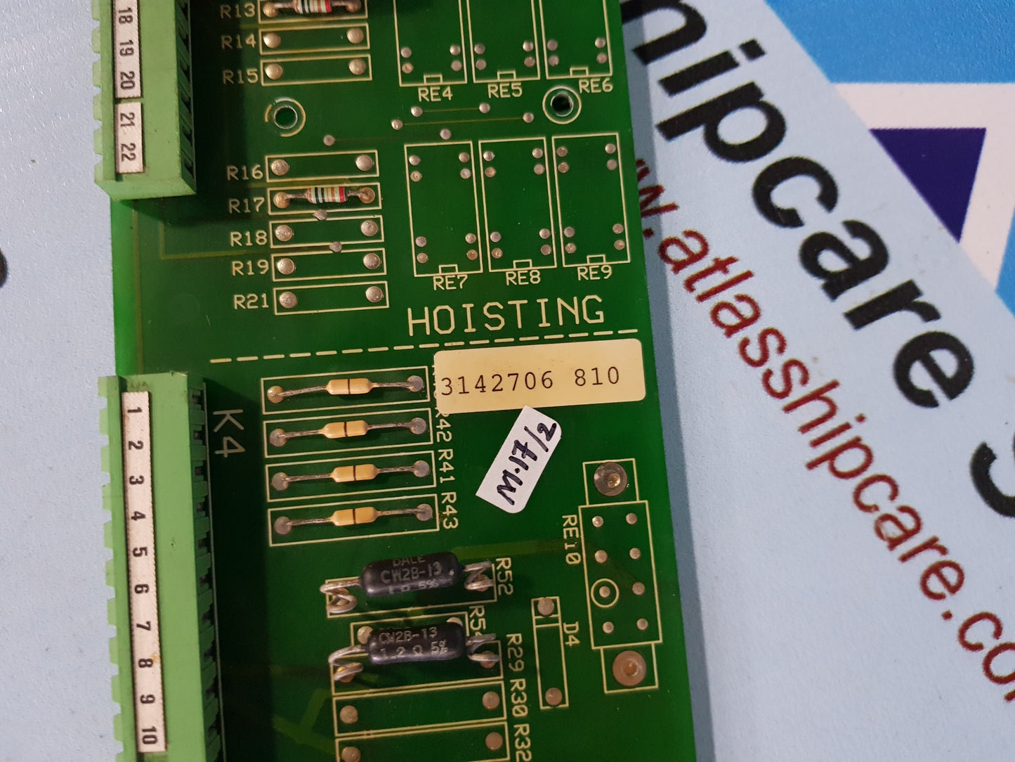 MACGREGOR-HAGGLUNDS 314 2706-810 PCB CARD