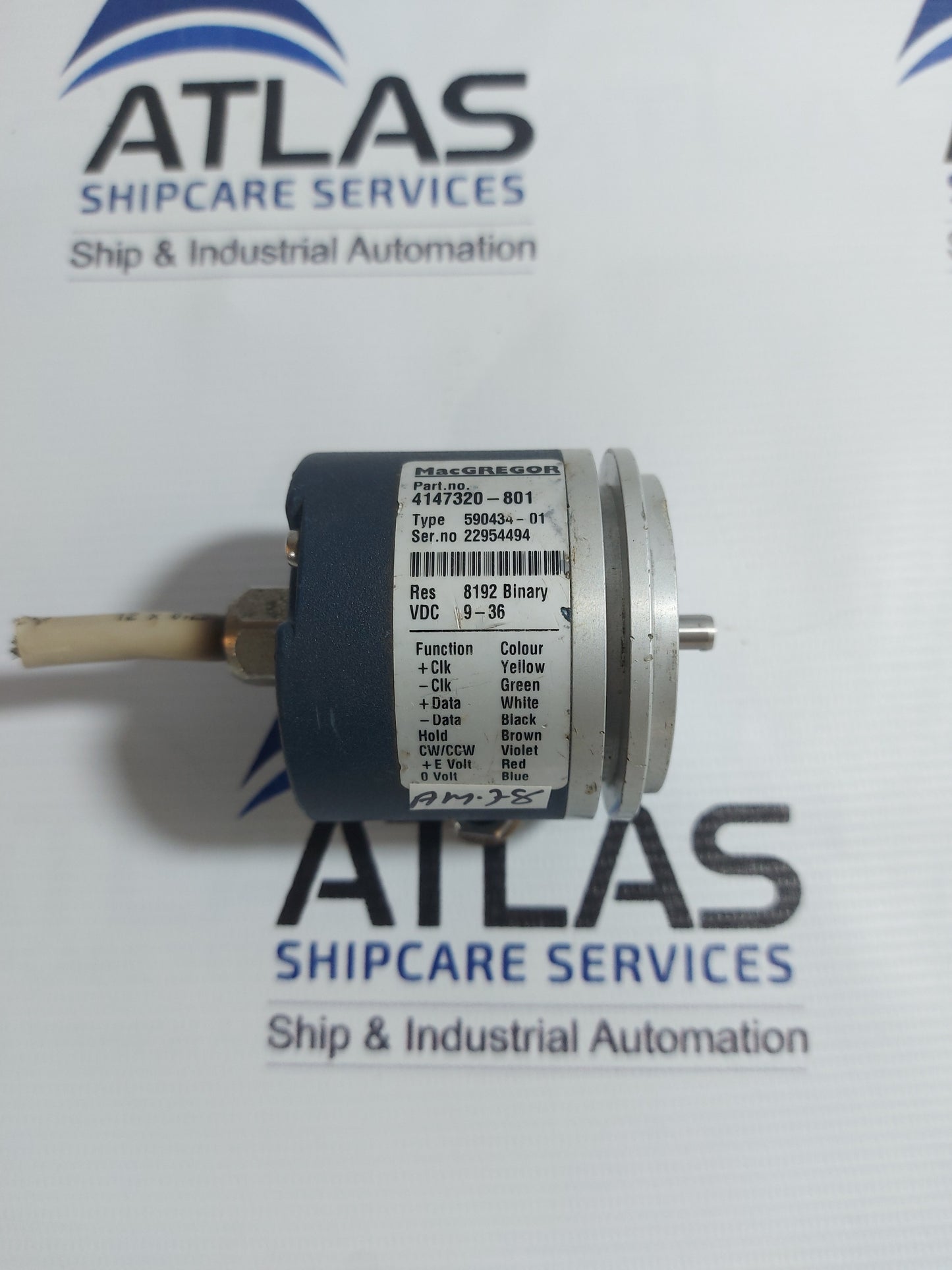 MACGREGOR 4147320-801 MOTOR 590434-01