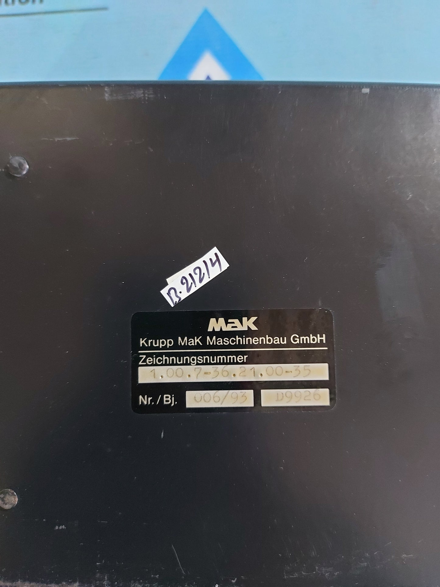 MAK 9.01.7-94.01.00-10 SPEED RELAY