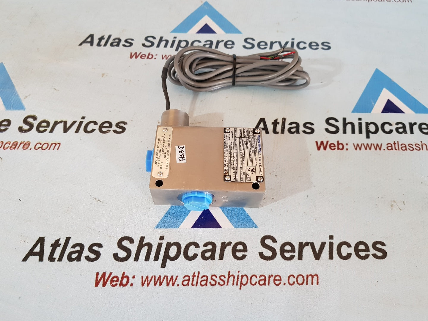 MALEMA SENSORS M-200X-S43-014 EXPLOSION PROOF ADJUSTABLE FLOW SWITCH