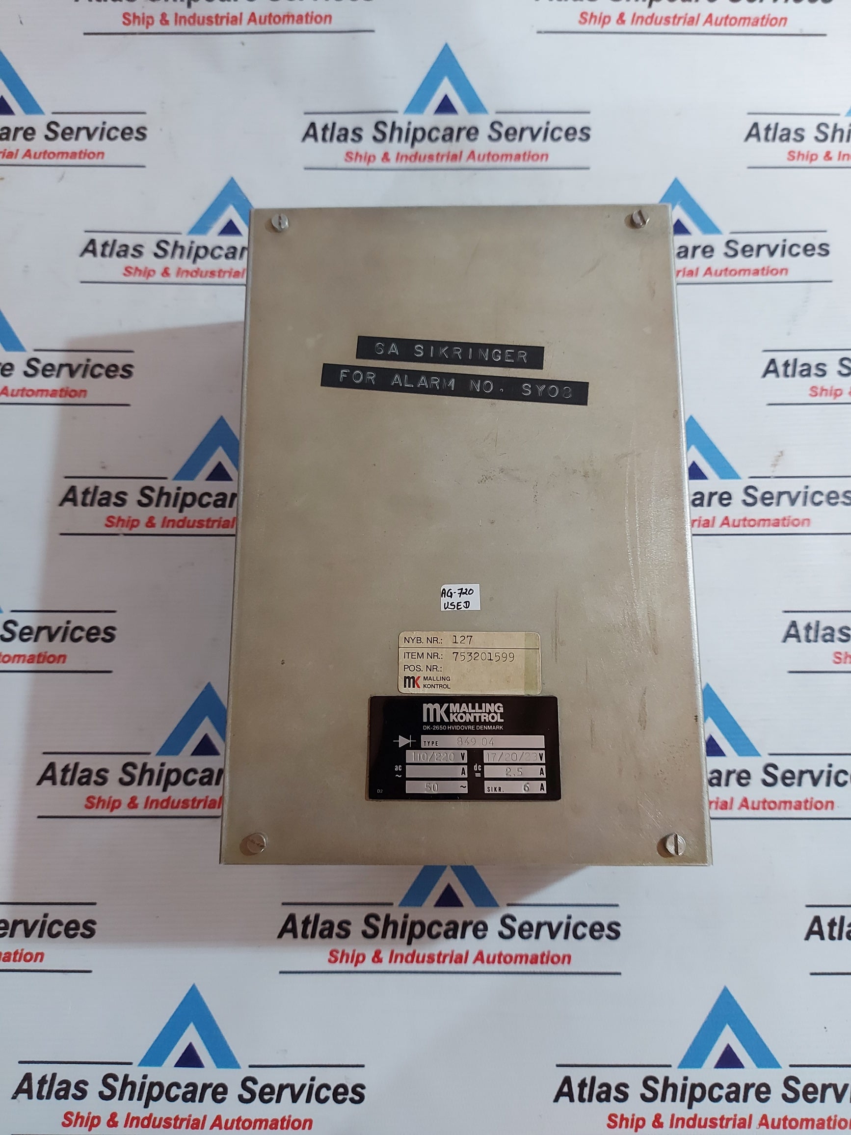MALLING KONTROL 849.04 CONTROL PANEL – Atlas Shipcare Services