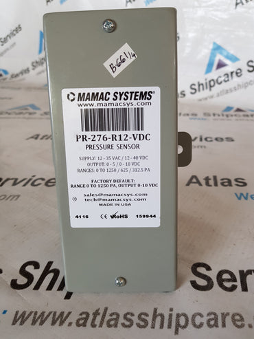 MAMAC PR-276-R12-VDC PRESSURE SENSOR