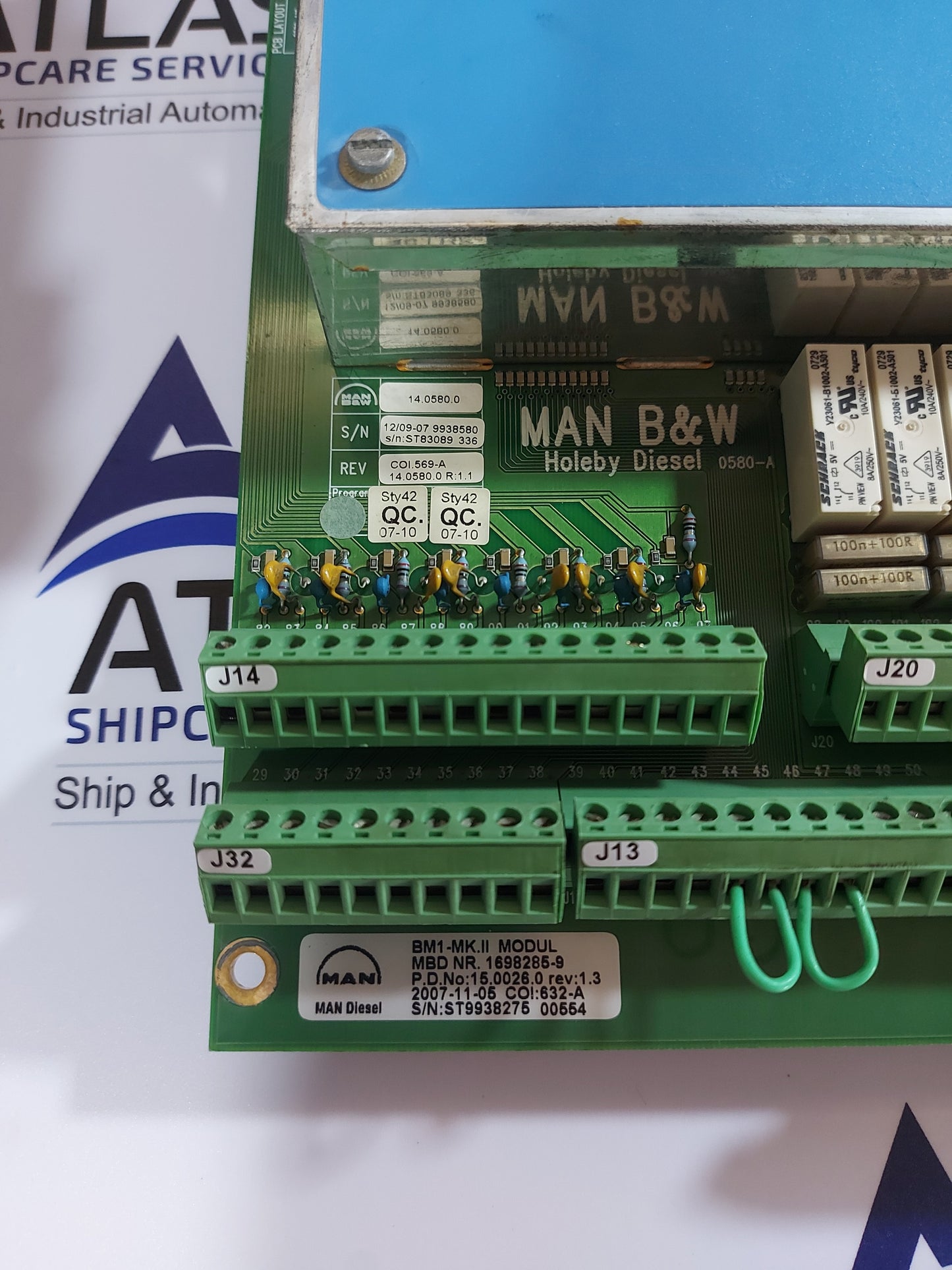 MAN B&W BM1-MK.II BASE MODULE 1698285-9