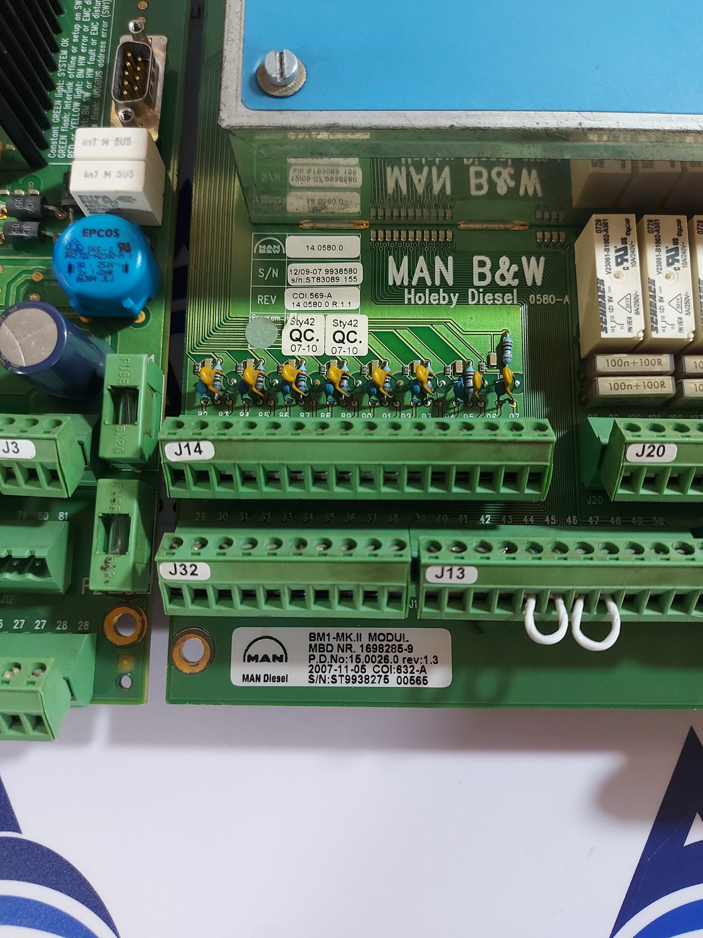 MAN B&W BM1-MK.II BASE MODULE 1698285-9